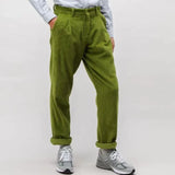 Wiaofellas  -  Spring Autumn New Stylish Straight Cargo Pants Men Casual Texture Corduroy Trousers For Men Loose High-waisted Pants Streetwear