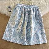 WIAOFELLAS  -  Tie-dye Casual Men Summer Ice Silk Loose Beach Shorts
