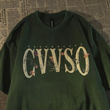 WIAOFELLAS  -  High Street Casual Flower Skeleton Design Men's T-shirt Summer Classic Short Sleeve O-collar Letter Cotton Male Handsome Top