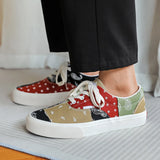 WIAOFELLAS  -  New Graffiti Print Men's Canvas Shoes Classic Hip Hop Canvas Sneakers Men Designer Skateboard Shoes Breathable Flat Sneakers Man