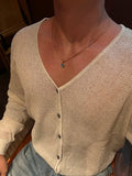 WIAOFELLAS  -  Trendy Mens Transparent Deep V Neck Cardigans Sexy Hollow Out Long Sleeve Knitted Tops Men Spring Summer Vintage Slim Fit Shirts