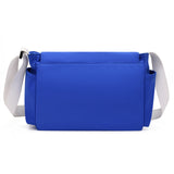 WIAOFELLAS  -  Men Oxford Crossbody Bags Travel Casual Top-handle Messenger Bag Outdoor Handbag Travel School Retro Zipper Shoulder Bag