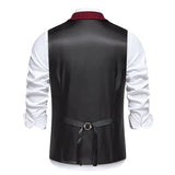 WIAOFELLAS  -  Men's Vest Retro Double-breasted Vest Vest Same Style Suit Casual Loose Versatile Vest