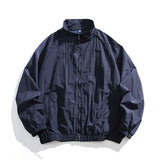 WIAOFELLAS  -  American Retro Camouflage Thin Jacket Men's Summer Sun Protection Clothing Grid Quick Drying Hiking Stand Collar Coat Outdoor