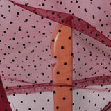WIAOFELLAS  -  Men Shirt Polka Dot Printing Lapel Long Sleeve Button Men Clothing Mesh See Through Loose Fashion Male Shirts Streetwear