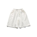 WIAOFELLAS  -  Men's Casual Shorts Summer Trendy Loose Sports Style for Men and Women The Same Solid Color Simple Pants