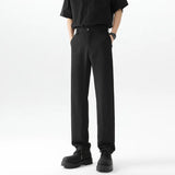 WIAOFELLAS  -  Black Suit Pants Men Slim Fit Social Mens Dress Pants Business Casual Straight Pants Mens Office Formal Trousers Plus Size 4XL