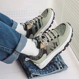 WIAOFELLAS  -  Men Casual Sneakers Platform Running Sports Shoes Fashion Male Lace Up Chunky Tennis Walking Sneakers Comfortable Outdoor Shoes