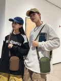 WIAOFELLAS  -  Crossbody bag men's lightweight simple shoulder bag fashion mobile phone bag sports purse multifunctional neck bag