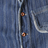 WIAOFELLAS  -  Men Japanese Streetwear Retro Fashion Loose Casual Stripe Denim Vest Sleeveless Jacket Unisex Jeans Waistcoat Cowboy Vest