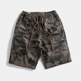 WIAOFELLAS  -  Summer American Trendy Men's Workwear Shorts Heavyweight Loose Retro Casual Pocket Five Quarter Pants Straight Leg Shorts Man