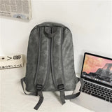 WIAOFELLAS  -  High Quality Women Man Backpack PU Leather Men's Backpacks Girl Luxury Designer Back Pack Laptop Bag Large Capacity Travel Bag