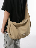 WIAOFELLAS  -  Sports Moon bag large capacity riding crossbody bag multi-function shoulder bag postman bag man