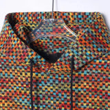 WIAOFELLAS  -  Spring And Autumn New Mens Y2k Hoodies American Street Retro Color Dots Niche Design Loose Trend Fashion Hoodies Men
