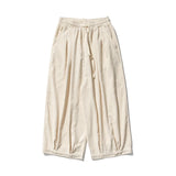 WIAOFELLAS  -  Autumn Winter Men Me's Corduroy Casual Pants Solid Wide Leg Pants Straight Trousers Male Thick Loose Streetwear Hip Hop Pants