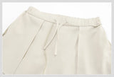 Wiaofellas  -  Ice Silk Suit Shorts Men Women Summer Outdoor Thin Loose Versatile Large Size Five-Part Casual Wide Leg Medium Pants Trendy