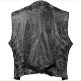 WIAOFELLAS  -  Autumn And Winter New Men's Solid Color V-Neck Vest Jacket French Retro Fashion Trend Slim Casual Breathable Niche Men's Tops