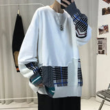 WIAOFELLAS  -  Thick Hoodie for Men Trendy and Cool Loose Fitting Jacket Thick and Versatile Long Sleeved Knitted Sweater