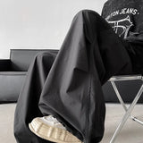 WIAOFELLAS  -  Unisex Pants Wide Leg Athletic Lounge Pants Spring Summer Lightweight Stretch Waist Casual Sportswear Joggers Loose Thin Comfort
