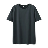 WIAOFELLAS  -  Short-sleeved T-shirt Men's 210G Cool-sensing Base T-shirt Summer New Half-sleeved Round Neck Shirt