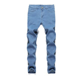 WIAOFELLAS  -  Mens Classic Jeans Blue Hip Hop Comfortable Stretch Trousers Biker Skinny Denim Pants Men Fashion Streetwear Jeans Men