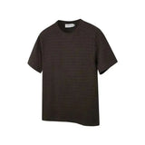 WIAOFELLAS  -  Korean Style Men Casual T-shirts Round Collar Solid Color Menswear Short Sleeved Pullover Male Tees New Simple Tops