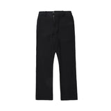 Wiaofellas  -   New Black High Texture Flare Casual Cargo Pants For Men Women Clean Fit Mopping Slim Boot-cut Trousers Free Shipping