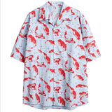 Wiaofellas  -  Men's Subculture Print Short Sleeve T-Shirt Summer Casual Streetwear Loose Fit Vintage Tops For Daily Street Outfits New