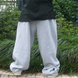 WIAOFELLAS  -  Summer Loose Thin Sweatpants Hiphop Men's Joggers Casual Baggy Wide Leg Pants Cotton Plus Size 4XL Dance Trousers Clothing
