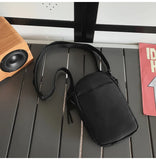 WIAOFELLAS  -  Crossbody bag men's lightweight simple shoulder bag fashion mobile phone bag sports purse multifunctional neck bag