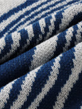 WIAOFELLAS  -  New Popular Street Ripped Abstract Starry Sky Pattern Pullover Ripped Sweater Casual Round Neck Knitted Men's Pullover