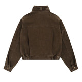Wiaofellas  -  Spring Autumn  Men's Loose Stand Collar Zippers Safari Style Jacket Trend Casual High Street Coat