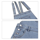 WIAOFELLAS  -  S-3XL Men Overalls Bib Jeans Casual Fashion Stretch Elastic Jumpsuit Long Denim Pants Street Hip Hop