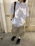 Wiaofellas  -  Summer New Men Loose Seven-point Cargo Pants Trendy Comfortable Breathable Casual Street Daily Trousers