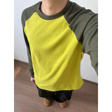 Wiaofellas  -  Unisex Double-Sided Velvet T-Shirt, Lightweight Thermal Base Layer, Raglan Sleeve Brushed Fleece, Winter Comfort
