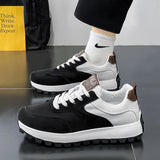 WIAOFELLAS  -  New High Quality Original Design Sports Soft Sole Comfort Classic Casual Stitching Mixed Material Student Men's Casual Sneakers