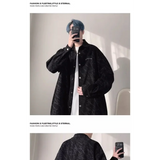 WIAOFELLAS  -  New Corduroy Tie-dyed Long-sleeved Shirt for Men's Spring New American Retro Versatile Casual Shirt Jacket