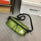 WIAOFELLAS  -  Lightweight Ultra-thin Chest Bag 3M Reflective Design Messenger Bag Multi-function Outdoor Waist Bag Waterproof Phone Bag Men