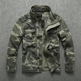 Wiaofellas  -  New Casual Wear Mens Oversized Camo Jacket Sportswear Thick Denim Jacket Male Green Military Coat