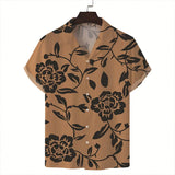 Wiaofellas  -  3d Shirts Men's Oversized Beach Men's Shirt Short Sleeve Digital Printing Hawaiian Tops Men's Clothing Camiseta