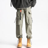 Wiaofellas  -  American Style High Street Hip Hop Cargo Pants Multi Pocket Baggy Joggers For Spring Overalls Men's Trousers 5XL Streetwear Pant