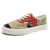 WIAOFELLAS  -  New Graffiti Print Men's Canvas Shoes Classic Hip Hop Canvas Sneakers Men Designer Skateboard Shoes Breathable Flat Sneakers Man