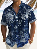 Wiaofellas  -  Summer Leisure Short Sleeved Polo Shirt With Men's Flower Pattern, Monotonous And Breathable Polo Shirt, Men's Clothing