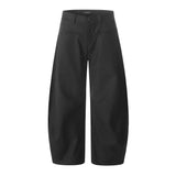 WIAOFELLAS  -  American Street Retro Deconstructed Scimitar Trousers Unisex 2025 Summer New Loose Wide-Leg Drape Mopping Casual Trousers Men