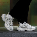 WIAOFELLAS  -  Men's Casual Sneakers Comfortable Running Sports Shoes Soft Tennis Shoes Vintage Trainers Lace Up Walking Jogging Sneakers 39-44
