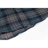 WIAOFELLAS  -  Men'S Loose Plaid Short Sleeved Shirts Casual Linen Button Down Oversized Shirt Harajuku Luxury Comfort Brand Male Shirts