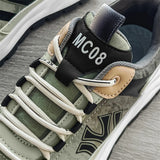 WIAOFELLAS  -  Men Casual Sneakers Platform Running Sports Shoes Fashion Male Lace Up Chunky Tennis Walking Sneakers Comfortable Outdoor Shoes