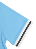 WIAOFELLAS  -  Fashionable Men's Short Sleeve Suit Button Polo Shirt Top Shorts Sports Casual Loose Versatile Two-piece Trendy Set