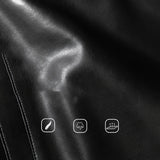 Wiaofellas  -  Brand Black Vintage Leather Jacket Mens Spring New Baggy American Coat for Man Fashion Streetwear Rock Moto Jacket