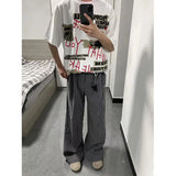 WIAOFELLAS  -  Oversized T Shirt for Men Summer New Cool Style High-end Designed Niche Temperature Fashionable Graffiti Print Short-sleeved Top